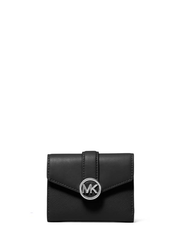 Damske Penazenky Michael Kors Carmen Medium Faux Leather Čierne - Doplnky Michael Kors Nejlevnejsi | ENJOP-1952